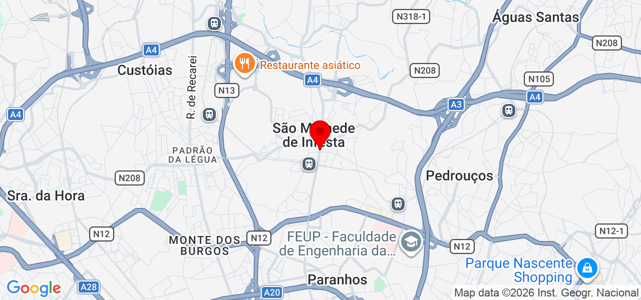 MartinSplica - Porto - Matosinhos - Karte