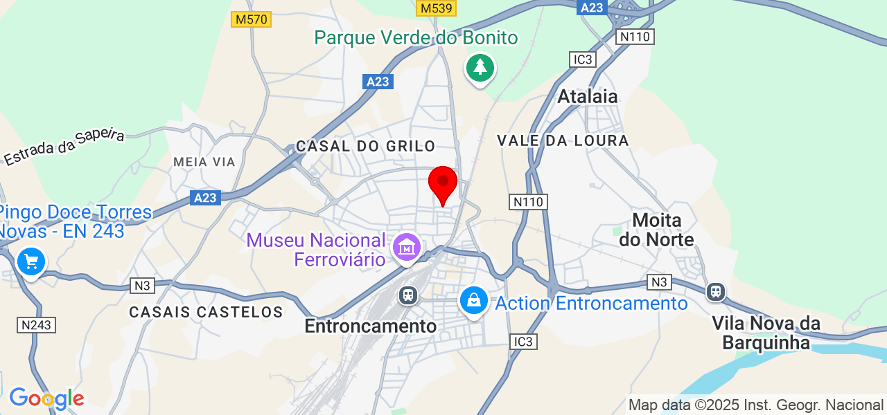 TS LDA - Santarém - Entroncamento - Map