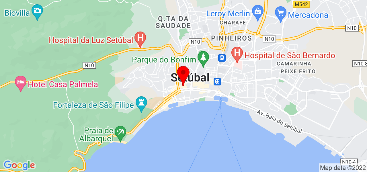H&eacute;lder Filipe - Setúbal - Setúbal - Mapa