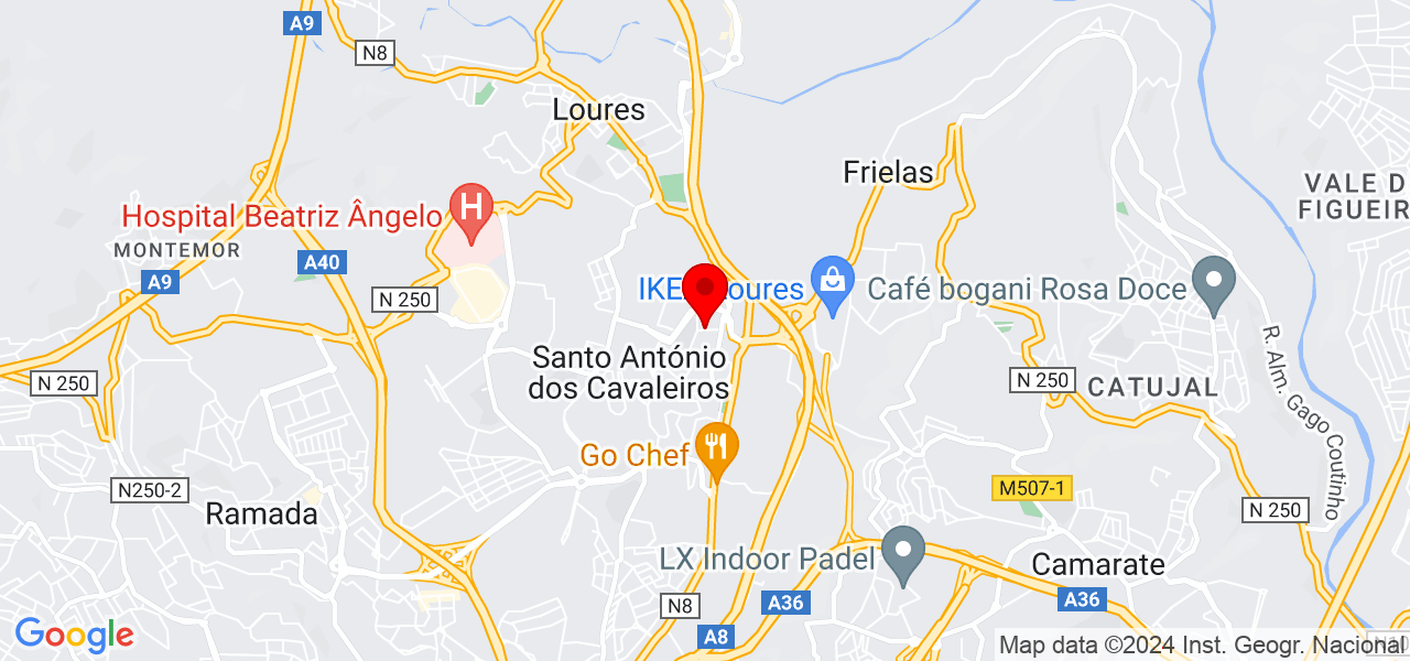 Rita - Lisboa - Loures - Mapa