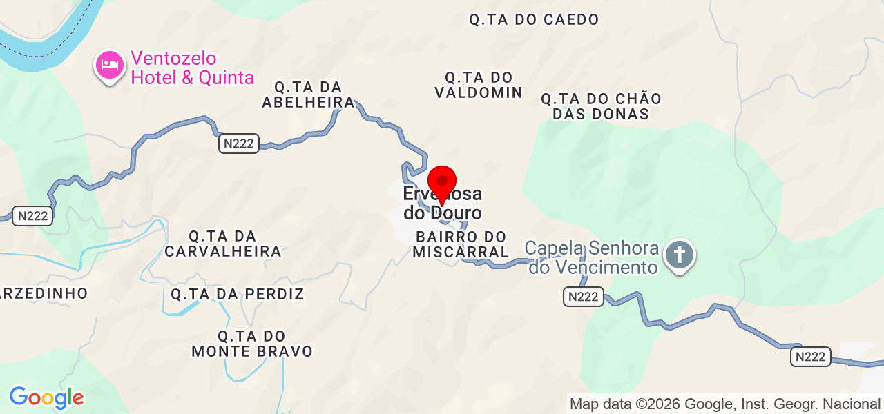 Alexandra Pinto - Viseu - São João da Pesqueira - Mapa