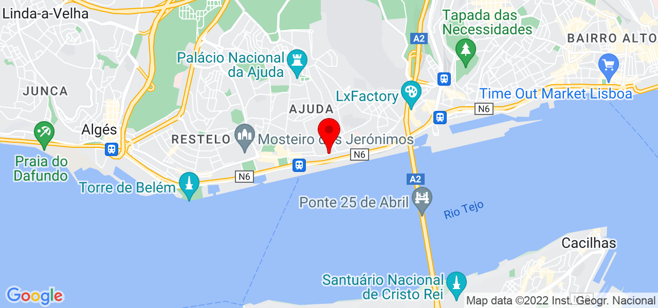 Roberto Alves  Pereira - Lisboa - Lisboa - Mapa