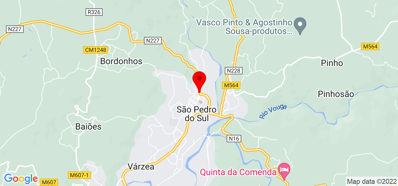 Sandra Santos - Viseu - São Pedro do Sul - Mapa