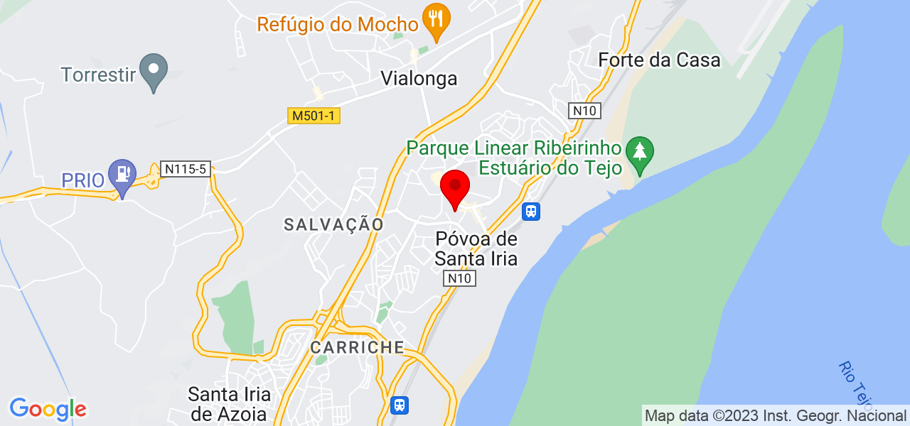 Jardins37 - Lisboa - Vila Franca de Xira - Mapa