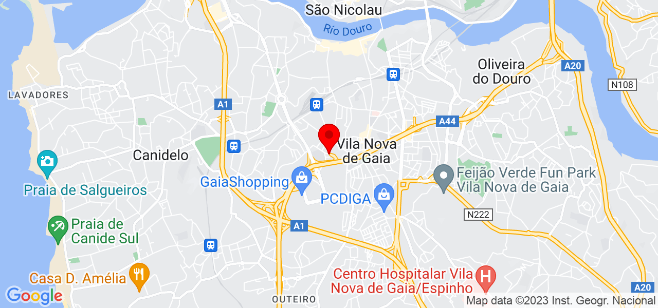 Rigor &amp; sucesso - Porto - Vila Nova de Gaia - Mapa