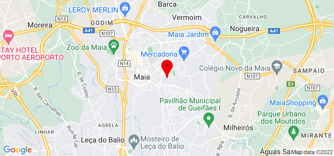 Transporte de documentos e outros - Porto - Maia - Map