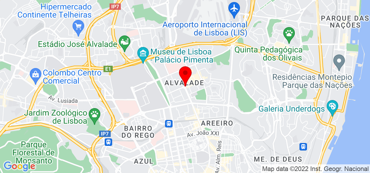 Evandro Gomes - Lisboa - Lisboa - Mapa