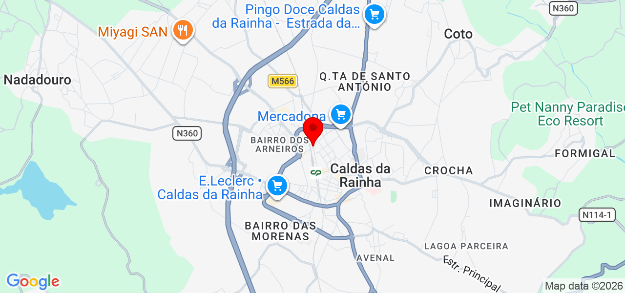 REGIS BITTENCOURT - Leiria - Caldas da Rainha - Mapa