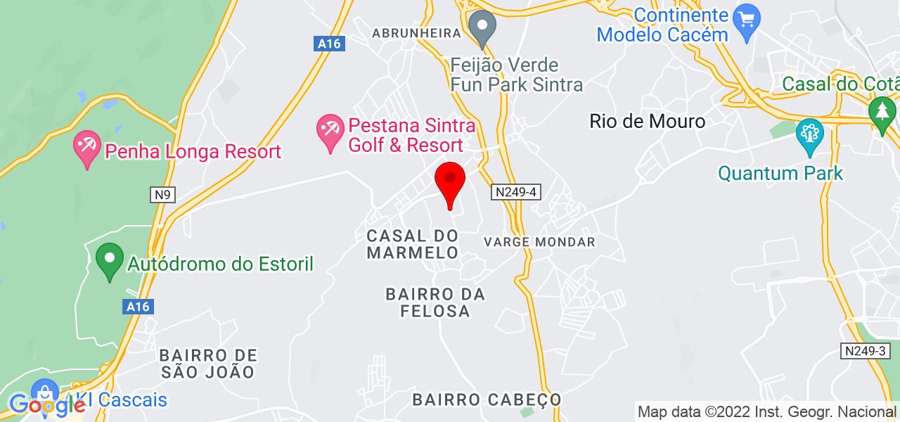 Vasco Martinho Fotografia - Lisboa - Sintra - Mapa