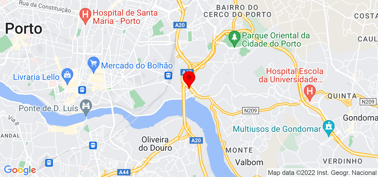 Evandro Monteiro - Porto - Porto - Mapa