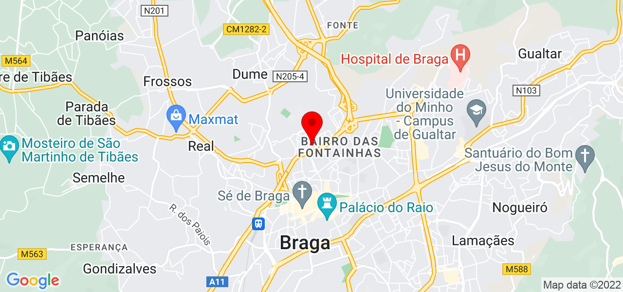 Helder - Braga - Braga - Mapa