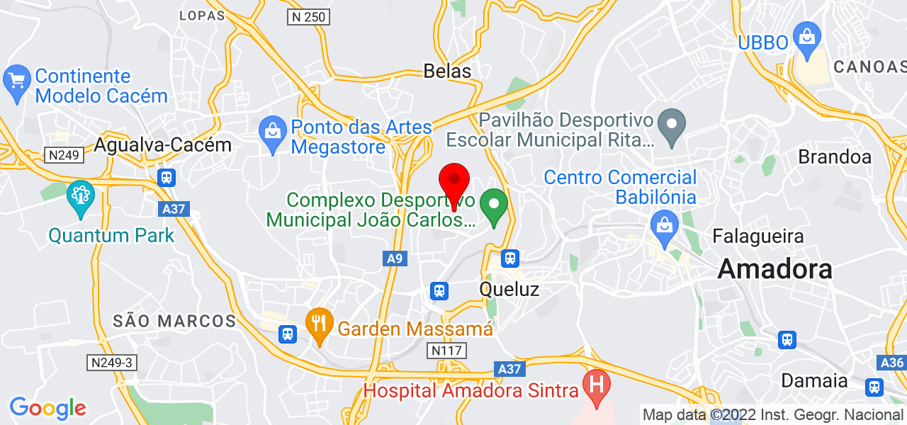 Yurca pombal - Lisboa - Sintra - Mapa