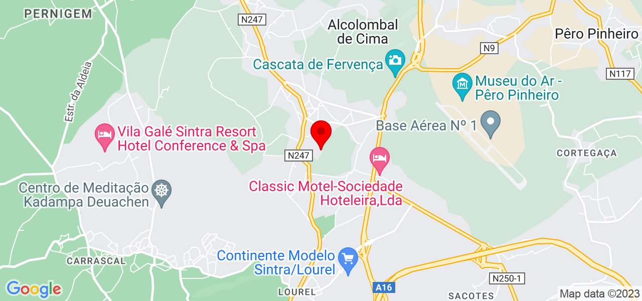 Do Carmo - Lisboa - Sintra - Mapa