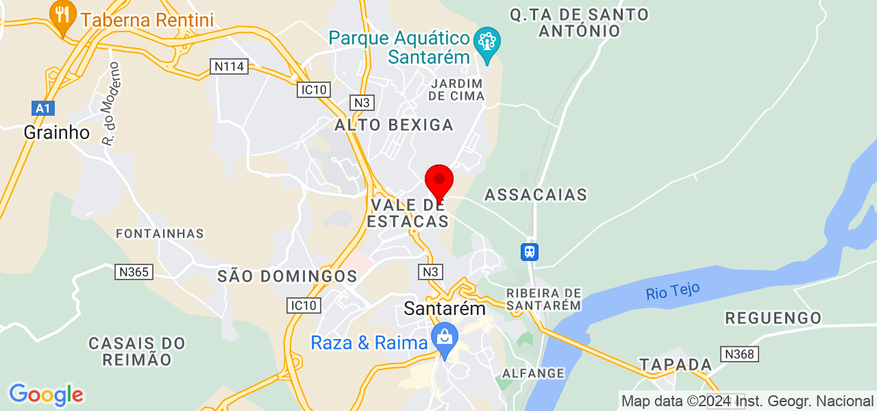 D.P- M&atilde;os &agrave; obra - Santarém - Santarém - Mapa