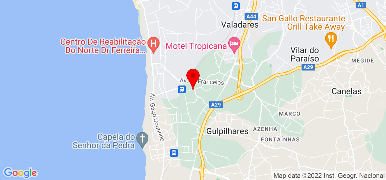 Ana Sofia Matos - Porto - Vila Nova de Gaia - Mapa