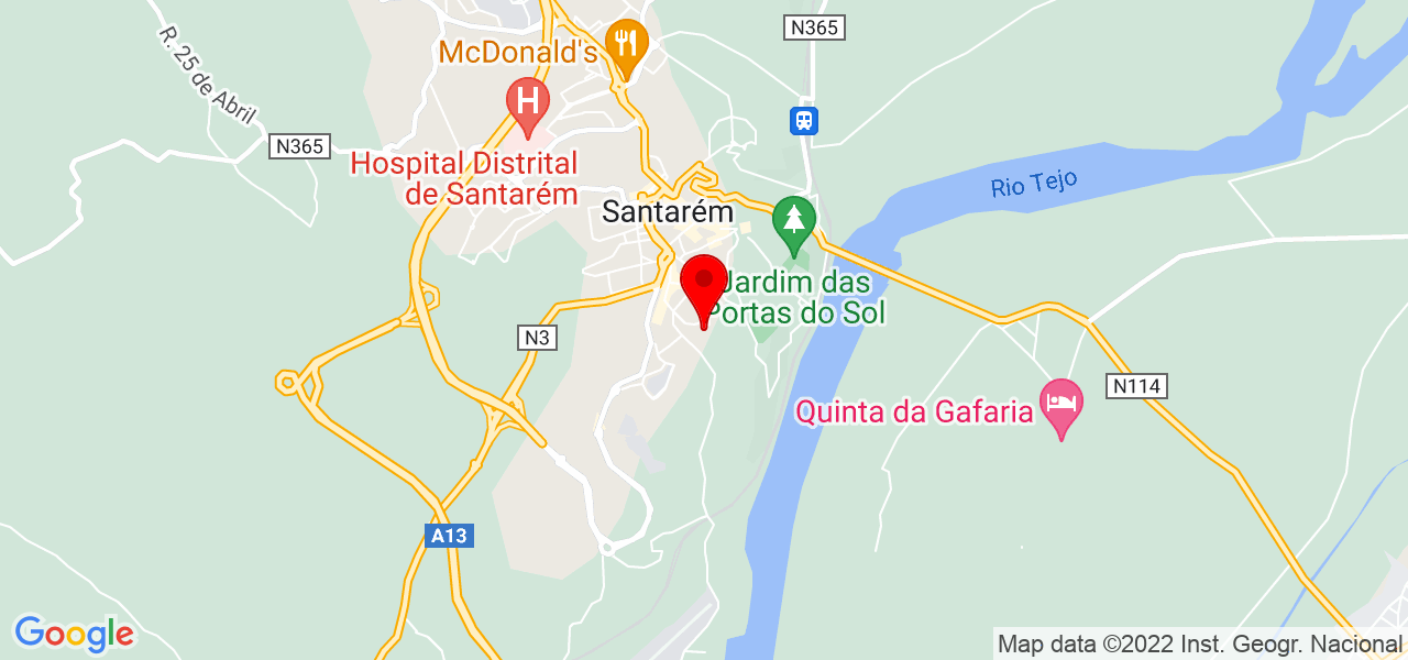 Rafael Freitas - Santarém - Santarém - Mapa