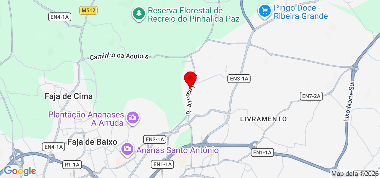 Urbanancestry Construction Renovation - Açores - Ponta Delgada - Mapa