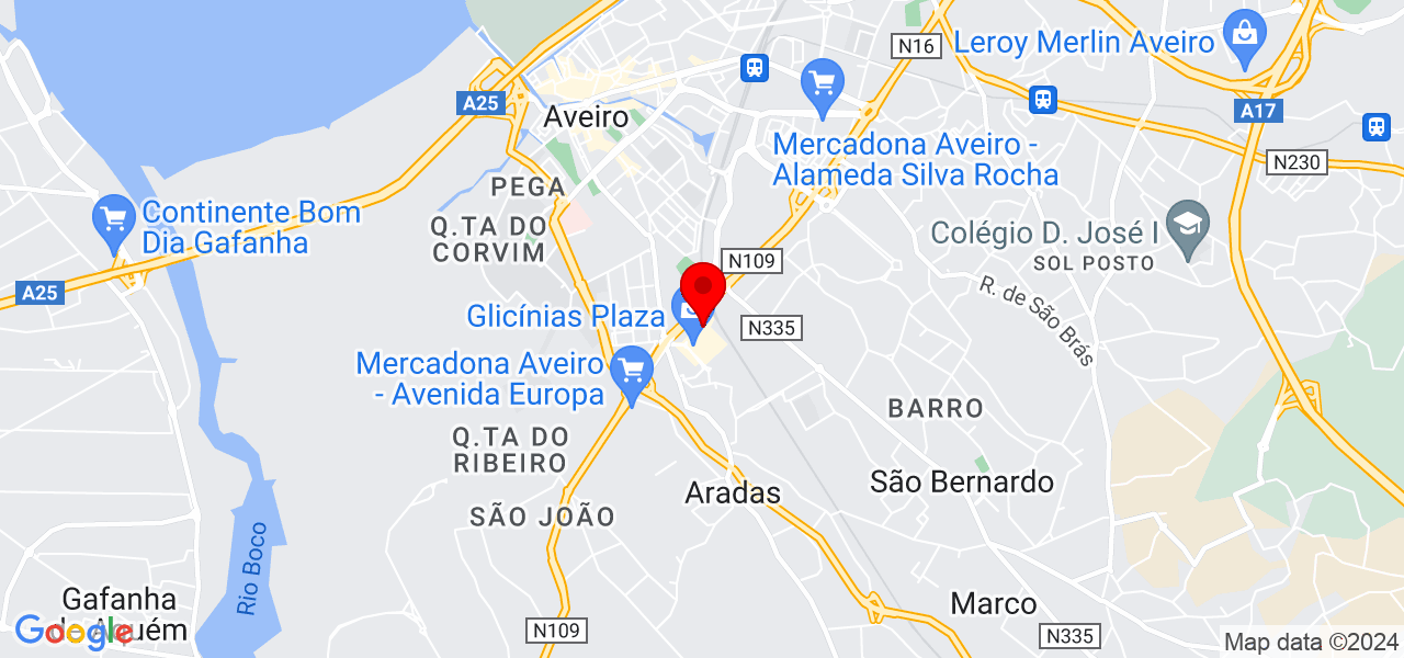 Casandra Oliveira Bosco - Aveiro - Aveiro - Mapa