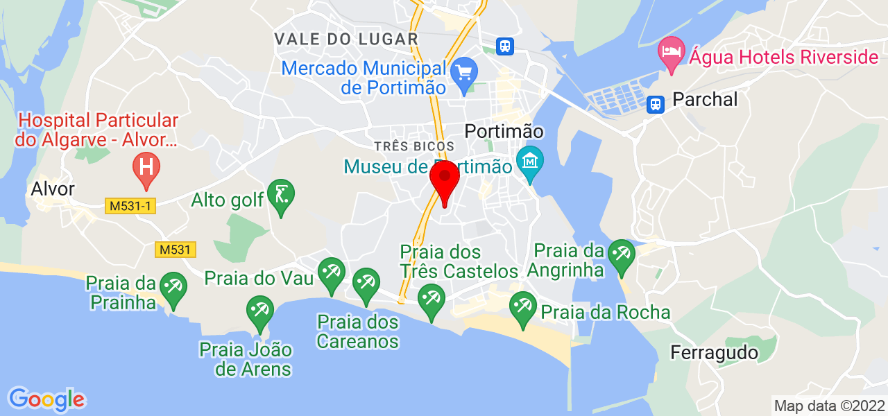 World Wide Design - Faro - Portimão - Mapa