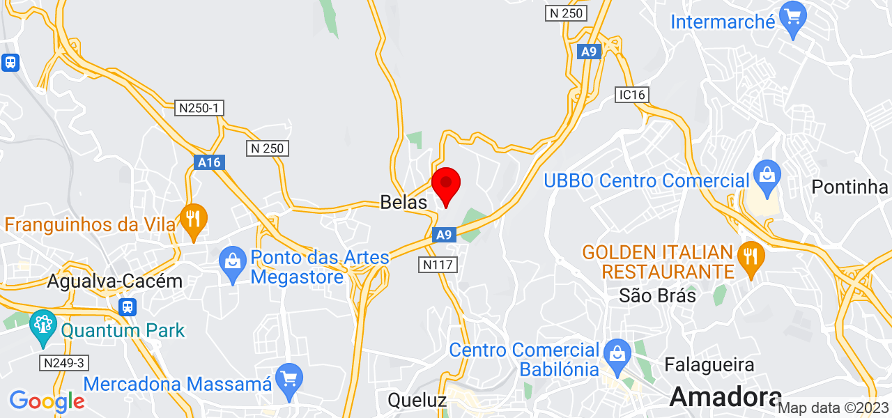 V&acirc;nia Val&eacute;rio - Lisboa - Sintra - Mapa