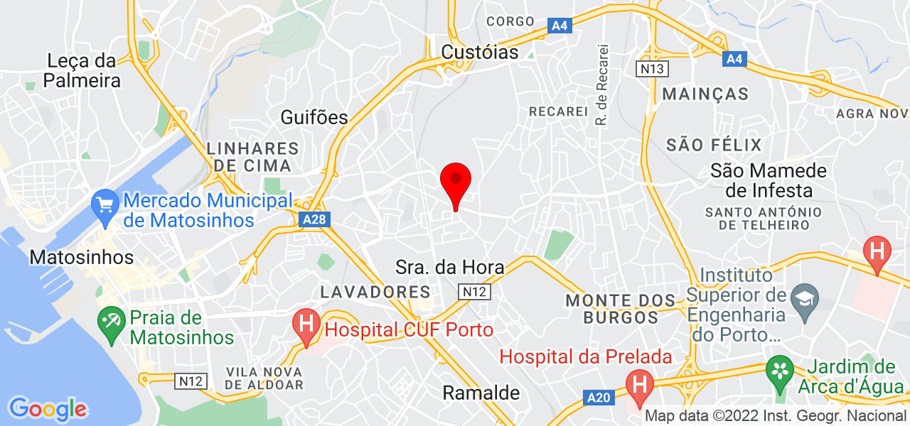 Tiara - Porto - Matosinhos - Mapa