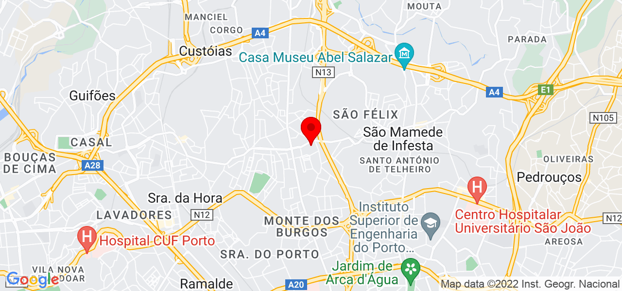 Pablo Domingos - Porto - Matosinhos - Mapa