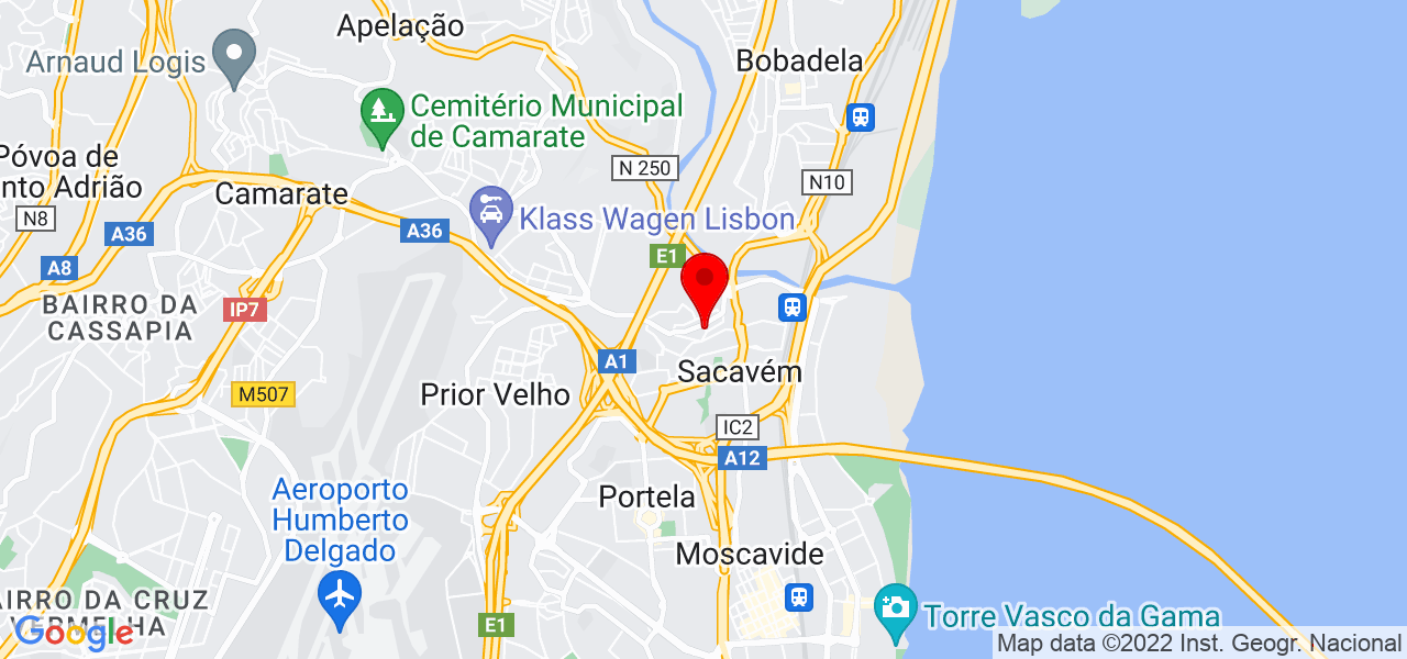 Madalena Pires Marques - Lisboa - Loures - Mapa