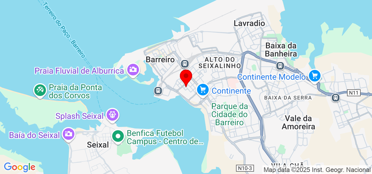 Joana Kessongo - Setúbal - Barreiro - Map