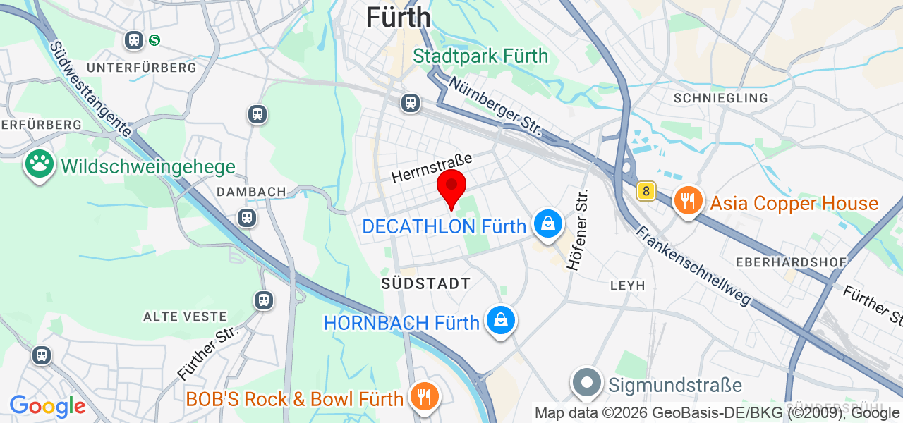 Lothar R. Böhm - Bayern - Fürth - Carte