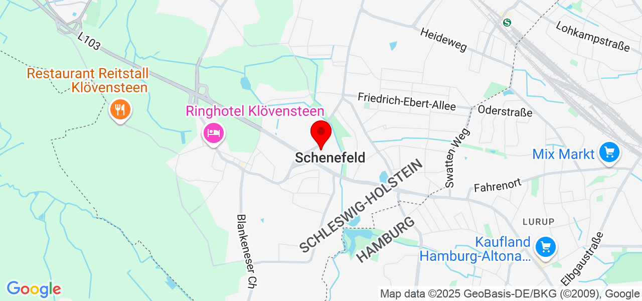 Raumkonzept Maler GmbH - Schleswig-Holstein - Pinneberg - Map