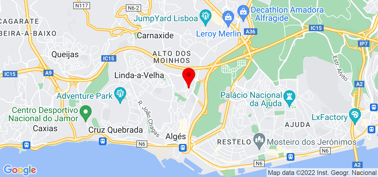 Jorge Oliveira - Lisboa - Oeiras - Mapa