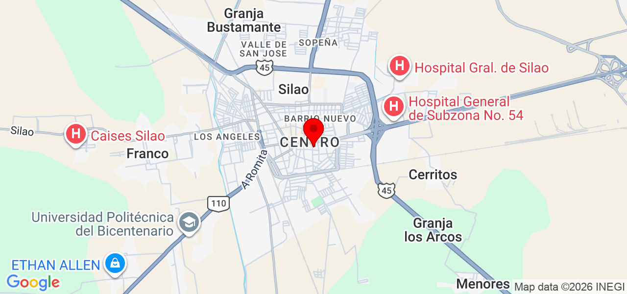 EMIR (ESPECIALISTASEN MANTENIMIENTO INDUSTRIAL Y RESIDENCIAL) - Guanajuato - Silao de la Victoria - Mapa