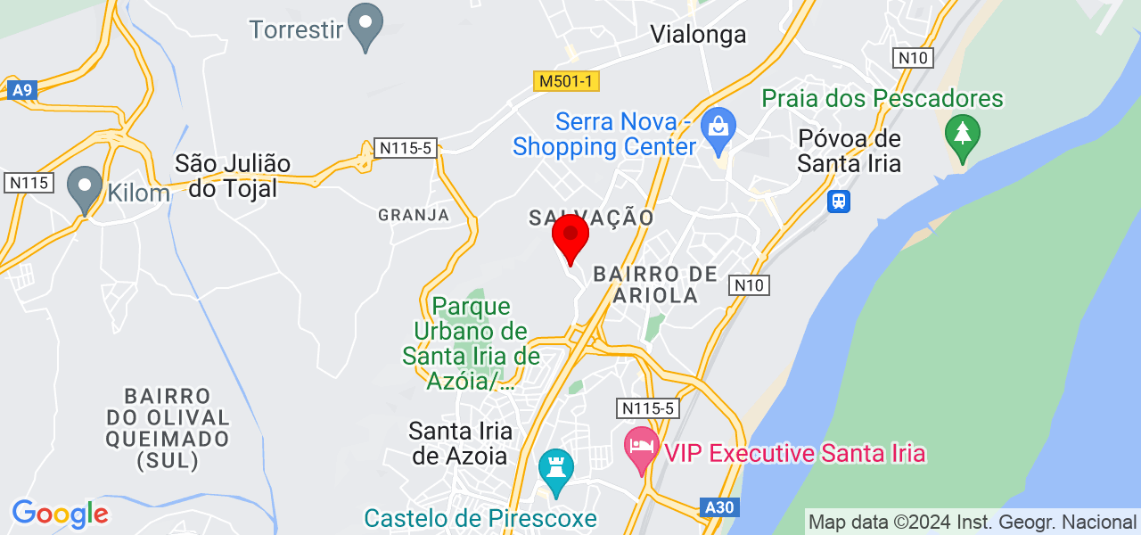 Andr&eacute; Almeida - Lisboa - Loures - Mapa