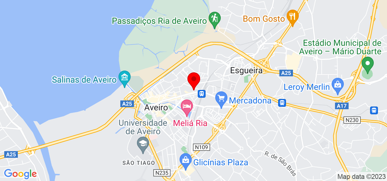 Daiane Cristina Pereira - Aveiro - Aveiro - Mapa