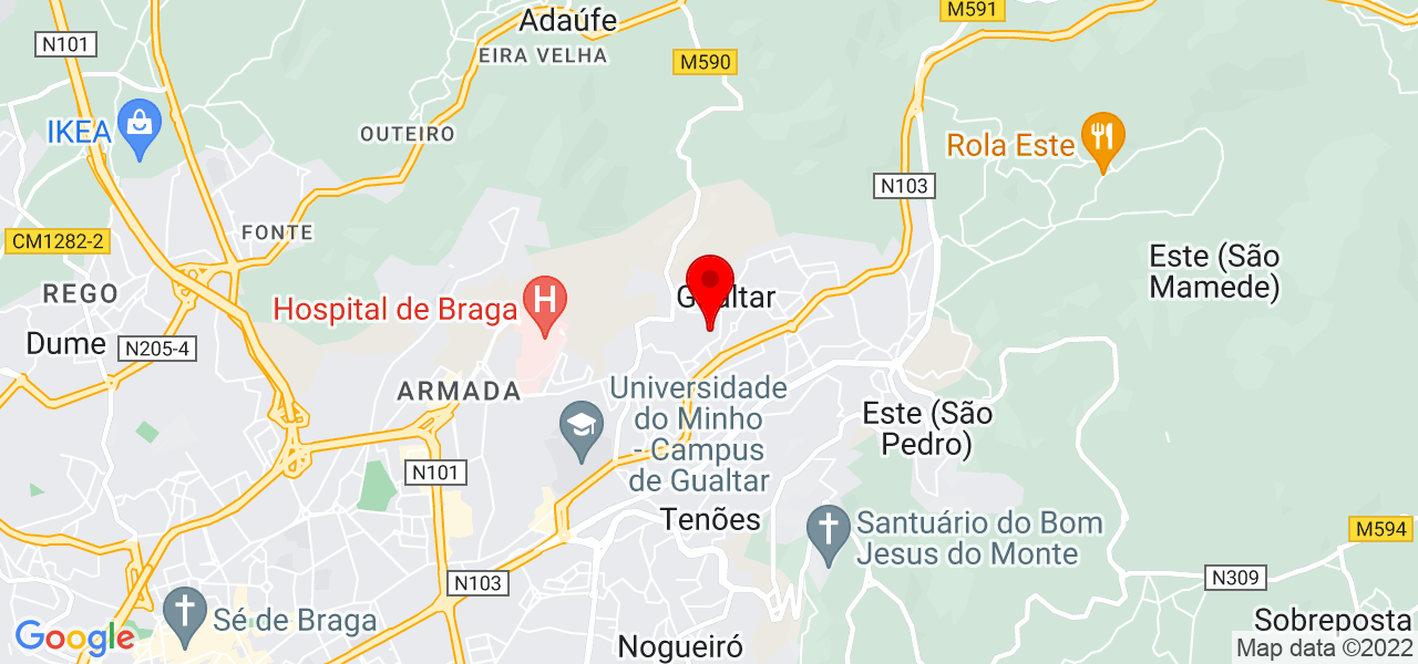 Fernanda - Braga - Braga - Mapa