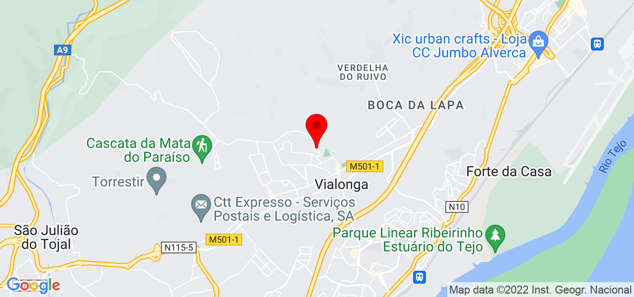 Rodrigo - Lisboa - Vila Franca de Xira - Mapa