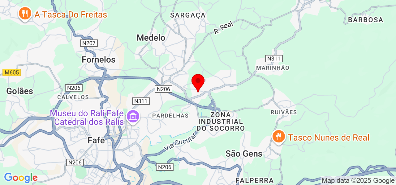 Dany - Braga - Fafe - Map