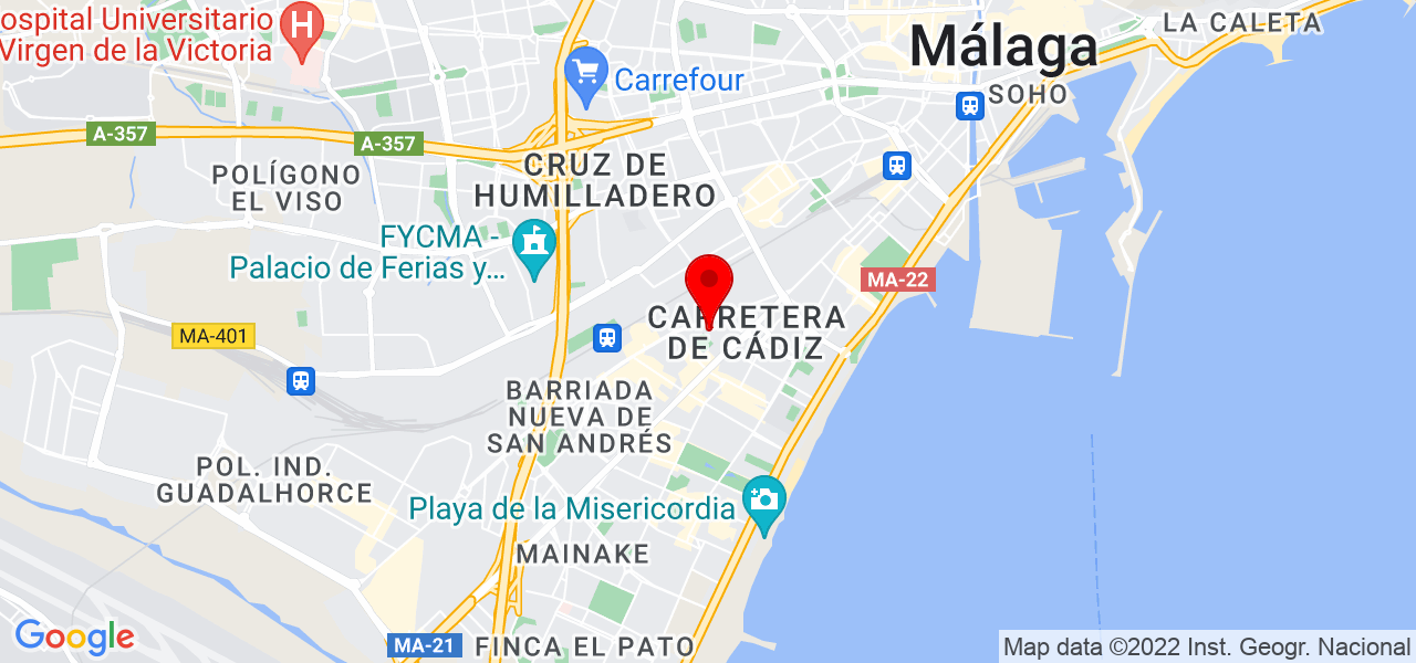 Miguel &quot;Epta Fitness&quot; - Andalucía - Málaga - Mapa