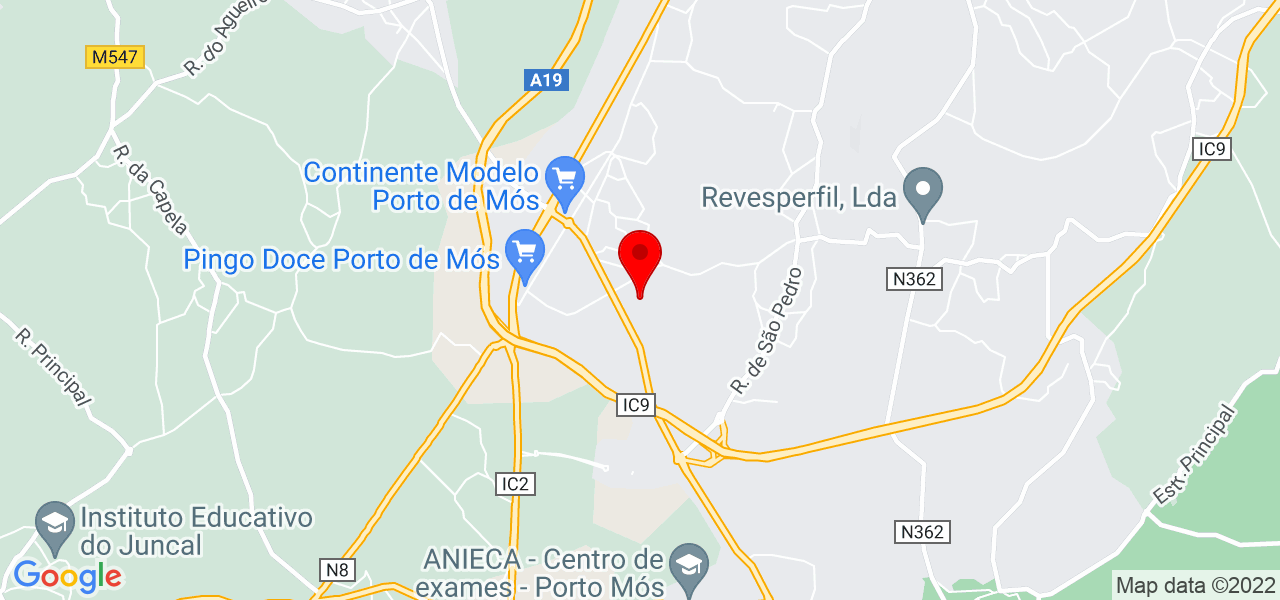 S&oacute;nia N. - Leiria - Porto de Mós - Mapa