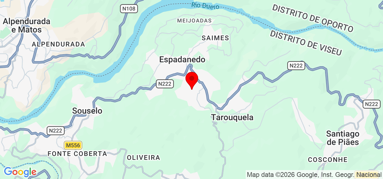 Teixeira remodelações - Viseu - Cinfães - Mapa
