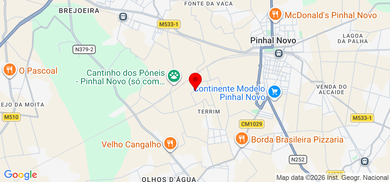 Nelia Silva - Setúbal - Palmela - Karte