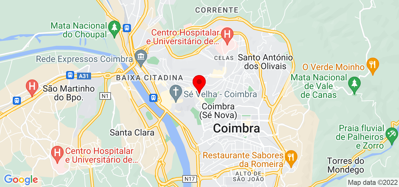 Esilaine da Costa Silva - Coimbra - Coimbra - Mapa