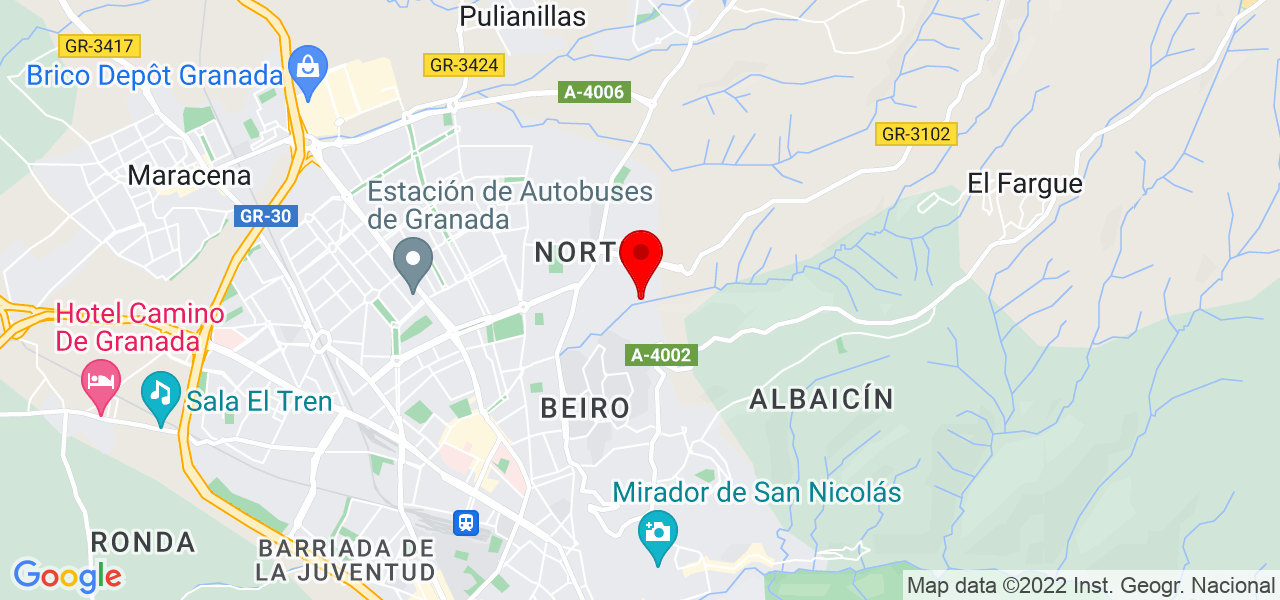 Giselle - Andalucía - Granada - Mapa