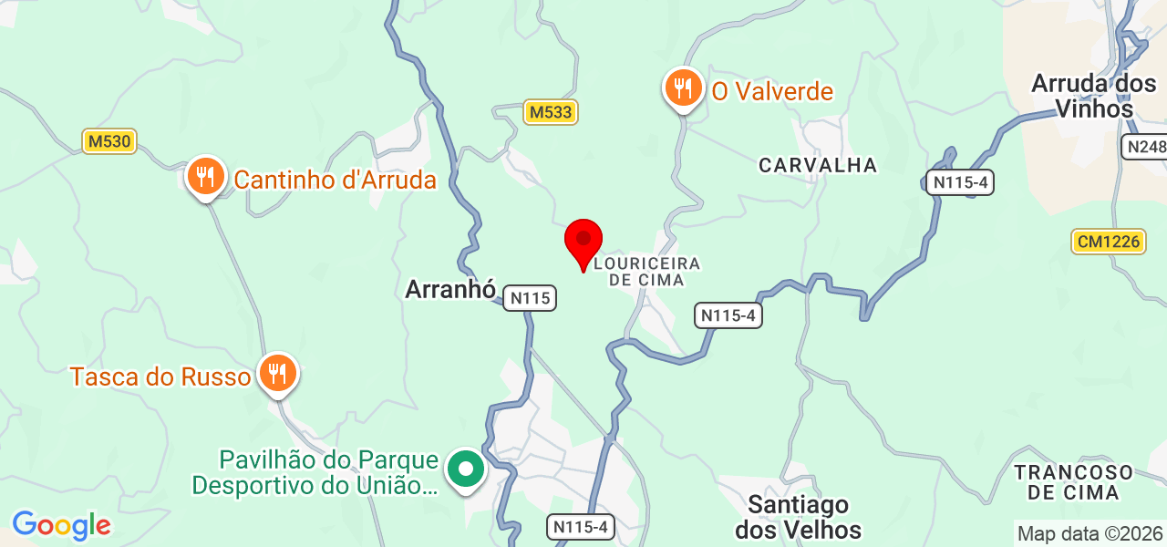 Inês Afonso - Lisboa - Arruda dos Vinhos - Map