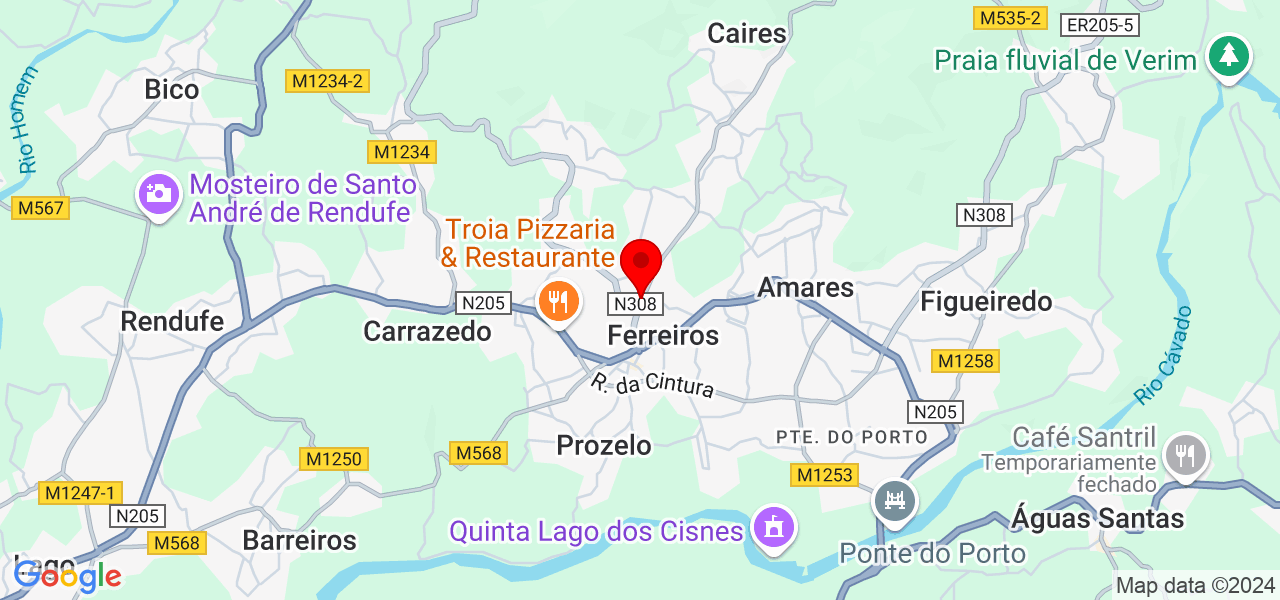 Carla Sousa - Braga - Amares - Mapa