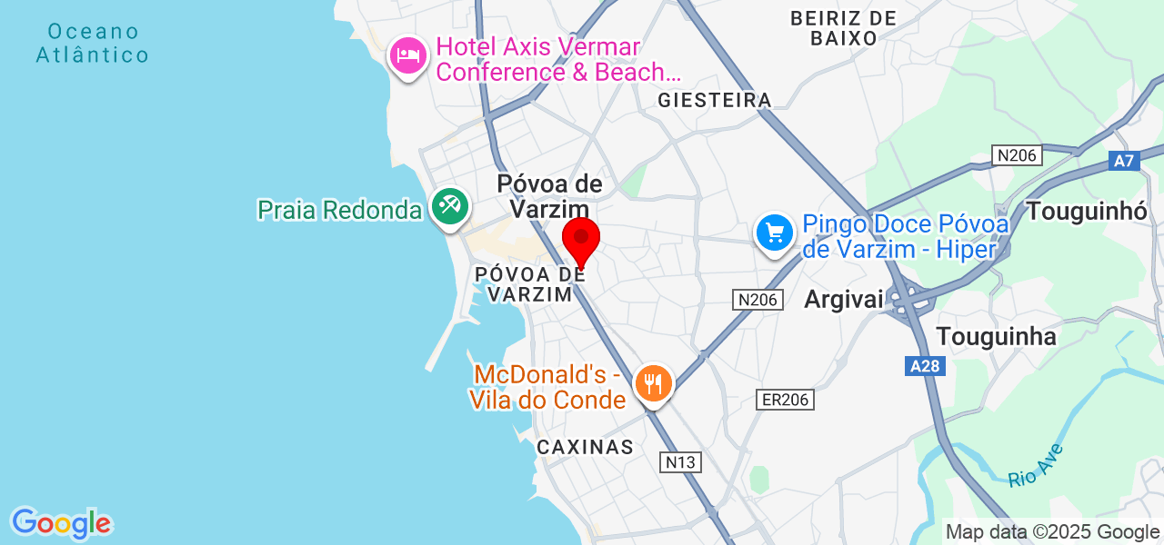Eduardo Rodrigues - Porto - Póvoa de Varzim - Mapa