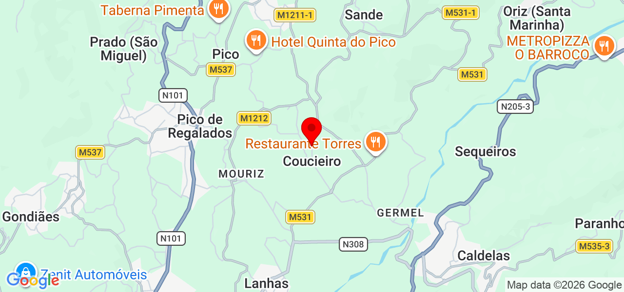 Miguel correia - Braga - Vila Verde - Mapa
