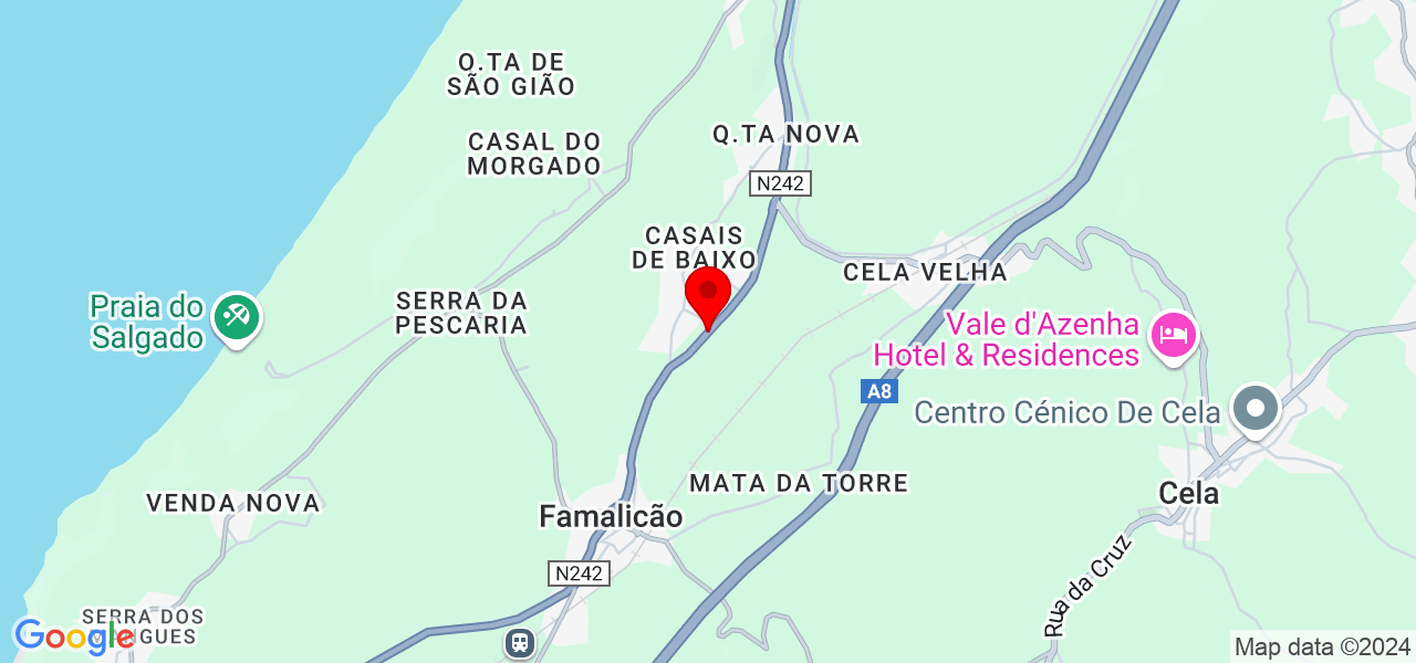 Renan - Leiria - Nazaré - Mapa