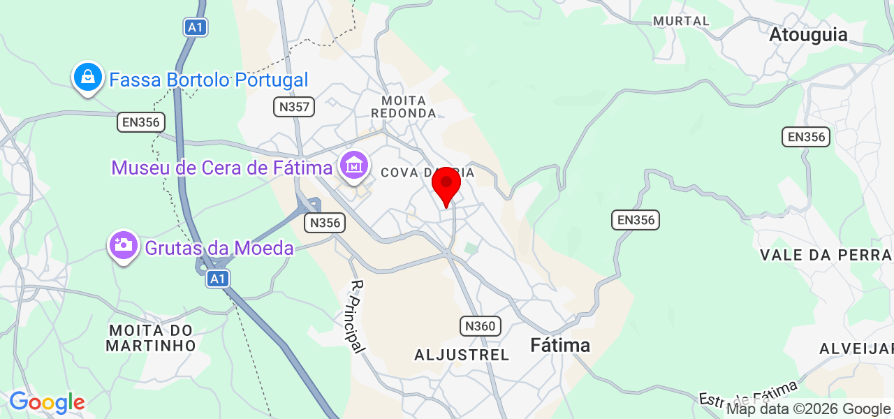 SHOGUN Construções e Remodelações Unipessoal LDA - Santarém - Ourém - Mapa