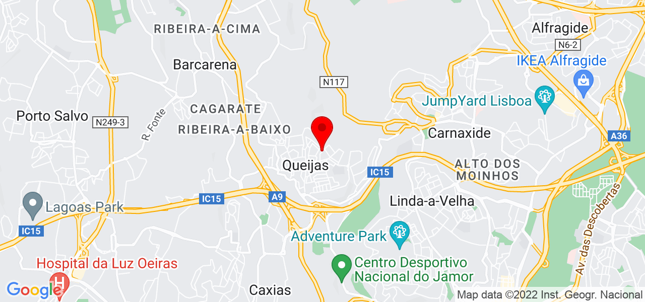 OBRAGORA - Lisboa - Oeiras - Mapa